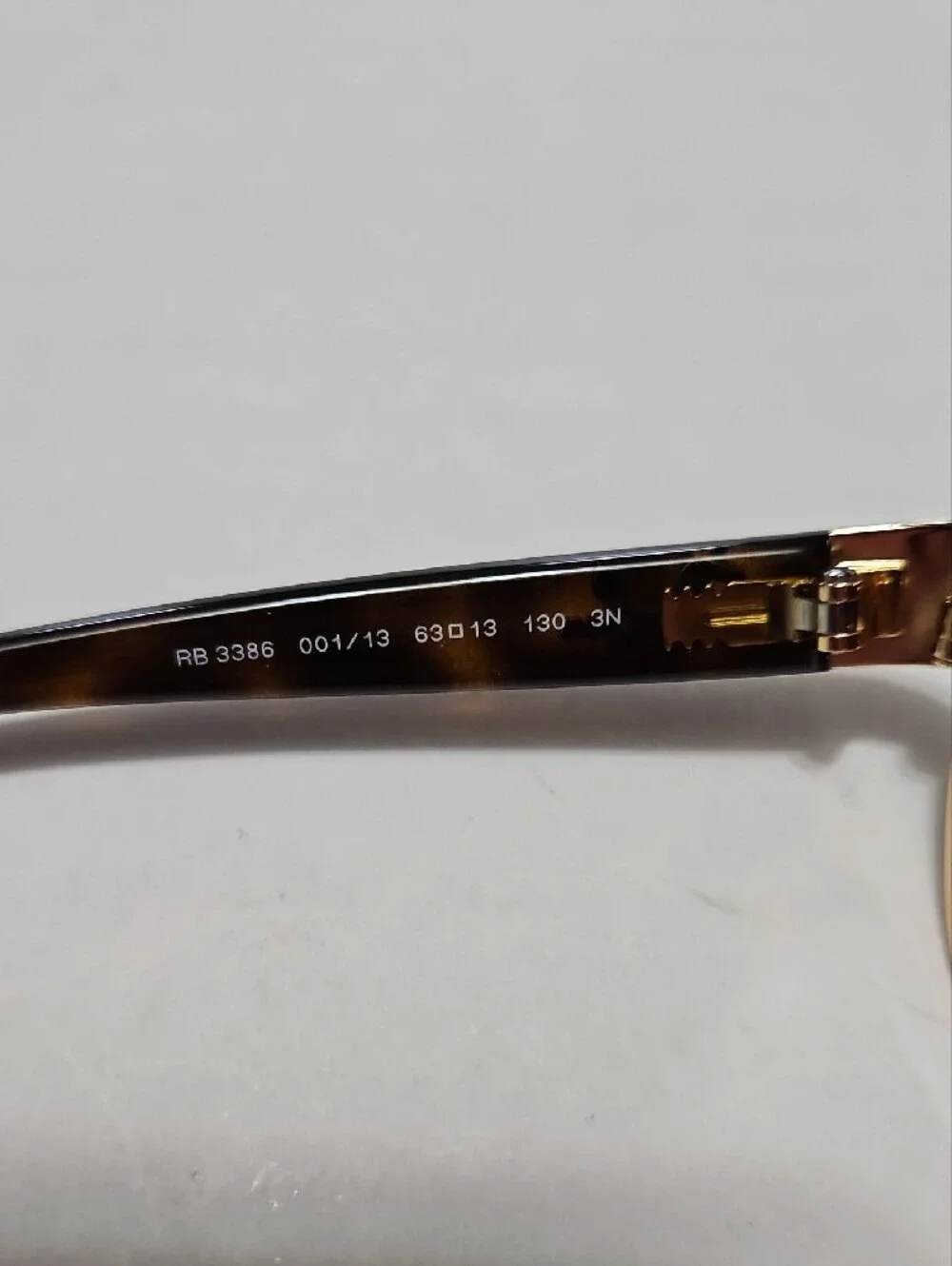 Ray-Ban RB3386 Aviator Gold Brown Gradient 63 Italy w/Case Unisex Frames